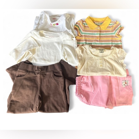 Cherokee, Gymboree & Old Navy Girls 3T Bundle of 6 Colorful Clothing Set - Picture 1 of 6